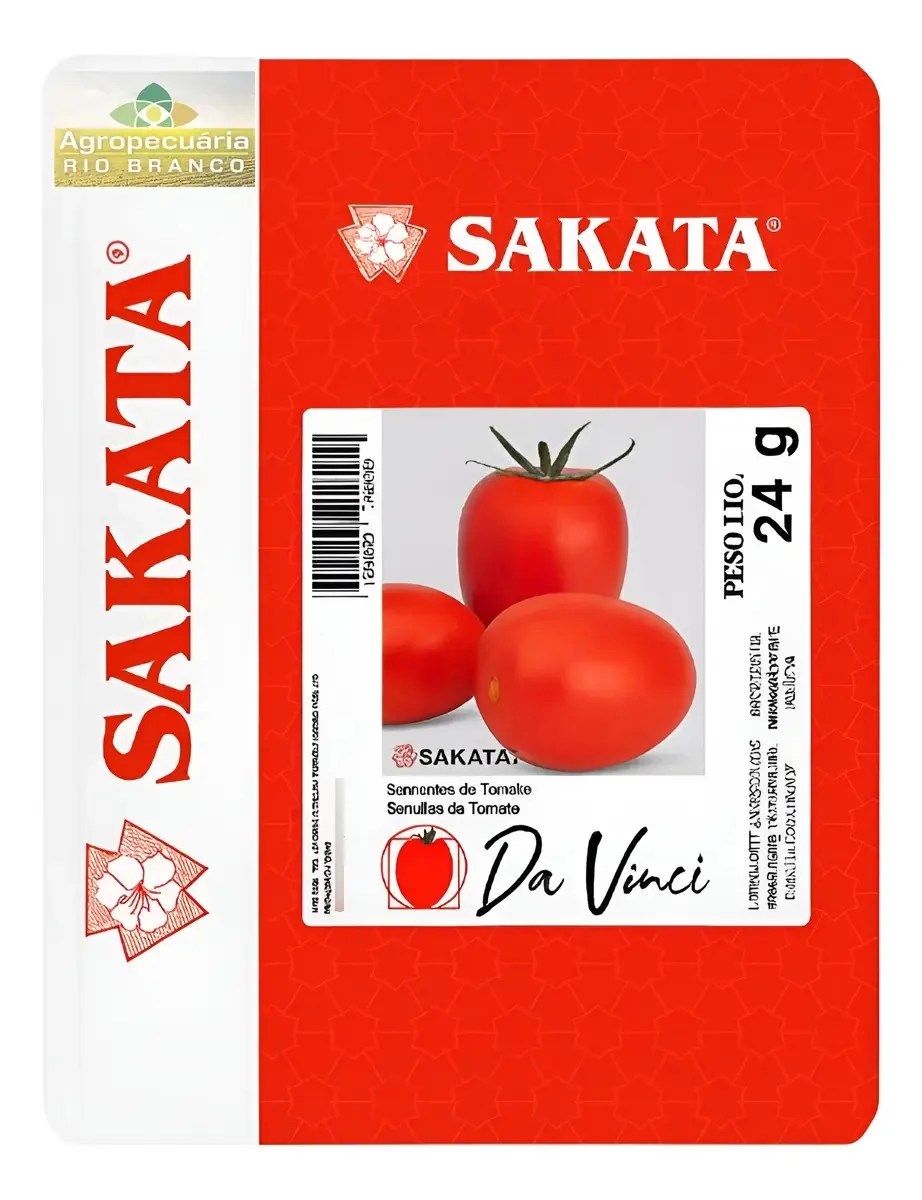 Semente De Tomate Da Vinci Hibrido Sakata 1.000 Sementes