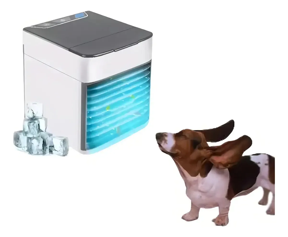 Mini Ar Condicionado Umidificador Climatizador Portátil Q06