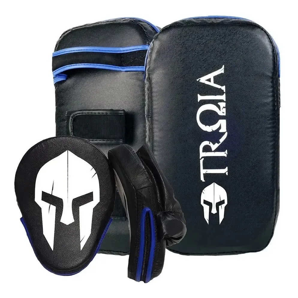 Kit Aparador De Chute Troia Sport Artes Marciais Boxe Edição Limitada Pu