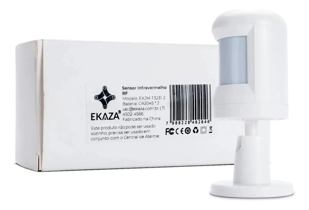 AlarmealarmeEkazaSensor movimento. rf433.92mhz