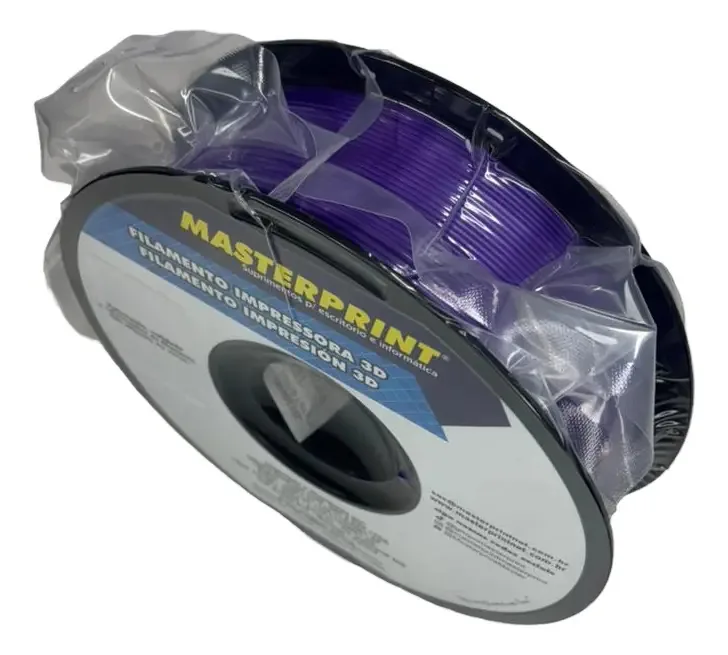 Filamento PLA 1.75mm Masterprint Violeta Impressão 3D 1kg