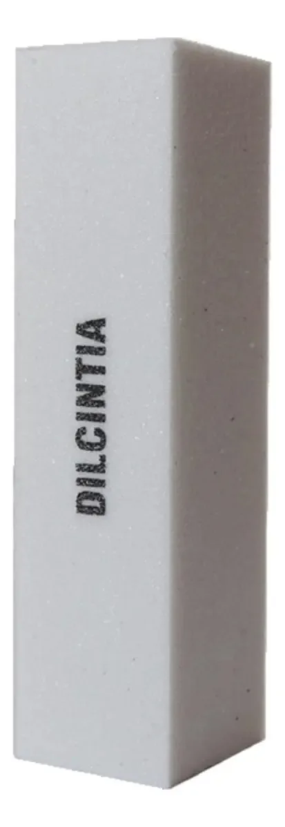 Lixa Polidor De Unha Bloco Cor Branca Dilcintia