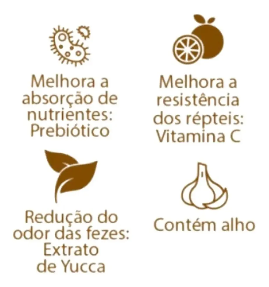 Ração Harmony Répteis Tigre D'água 30 G - Minas Nutri