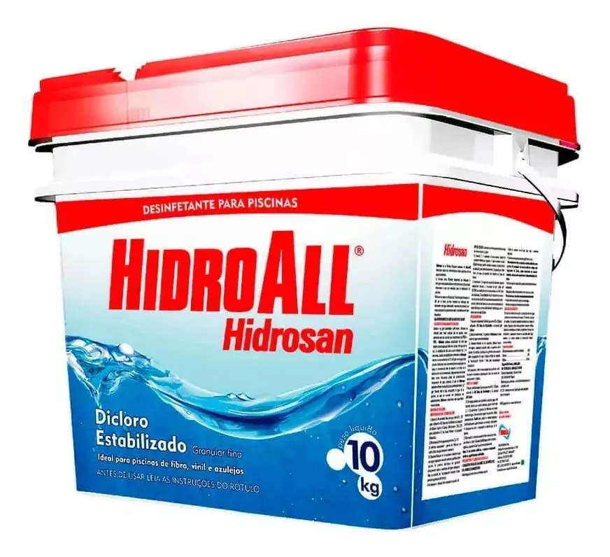 Hidrosan Plus Granulado Estabilizado Hidroall Balde 10kg