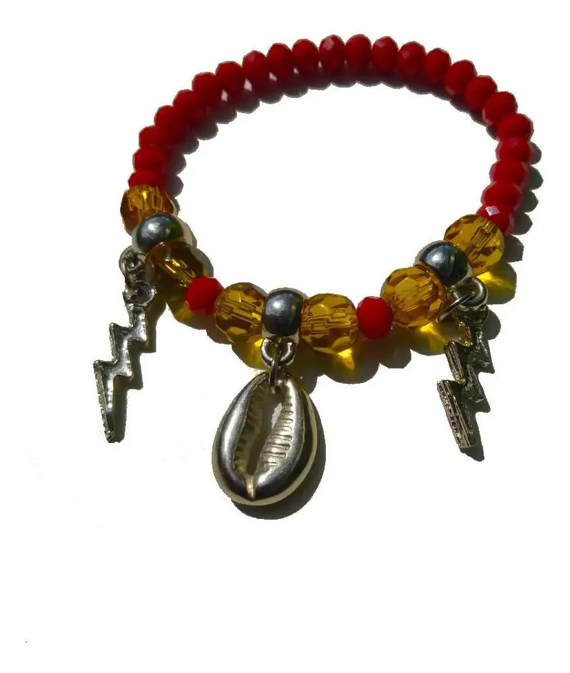 Pulseira Orixá Iansã Yansã Oyá Dois Raios Candomblé
