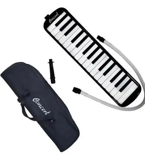 Escaleta 32 Teclas Concert Com Bag + Bocal + Mangueira Preta
