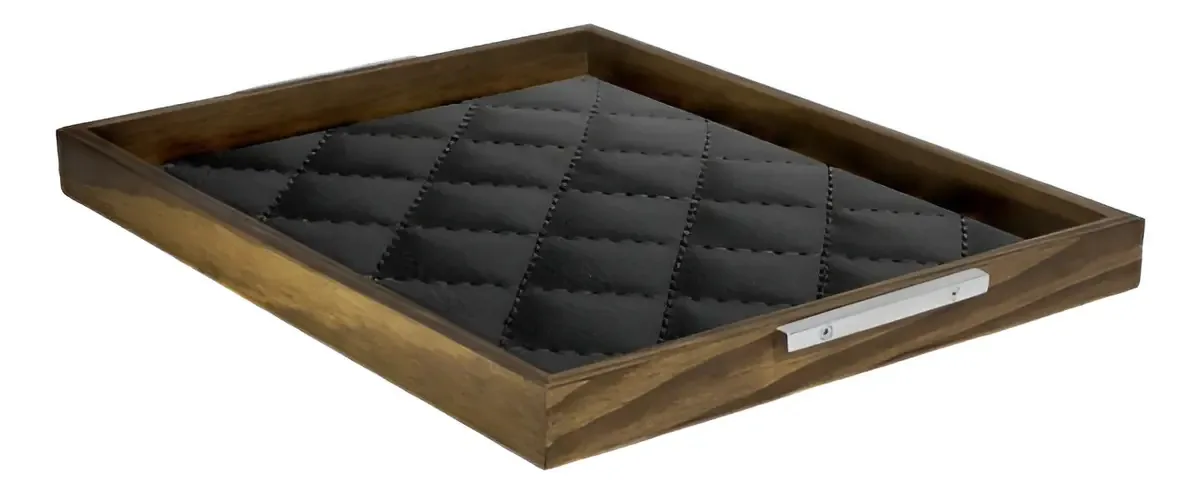 Bandeja Estampada 30x37 - Couro