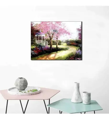 Quadro Decorativo Flores Rosa
