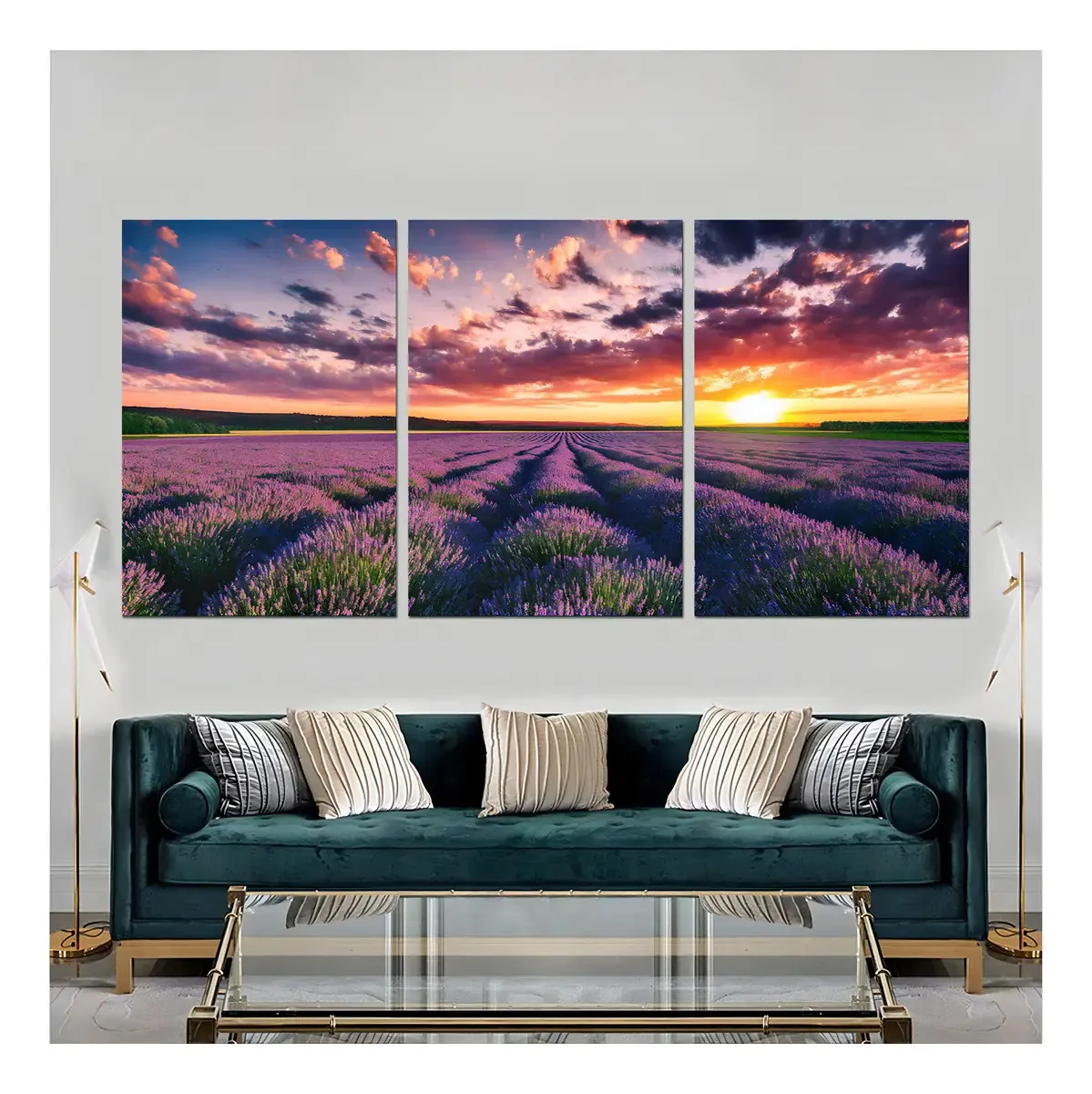 Quadro Decorativo Campo Lavanda