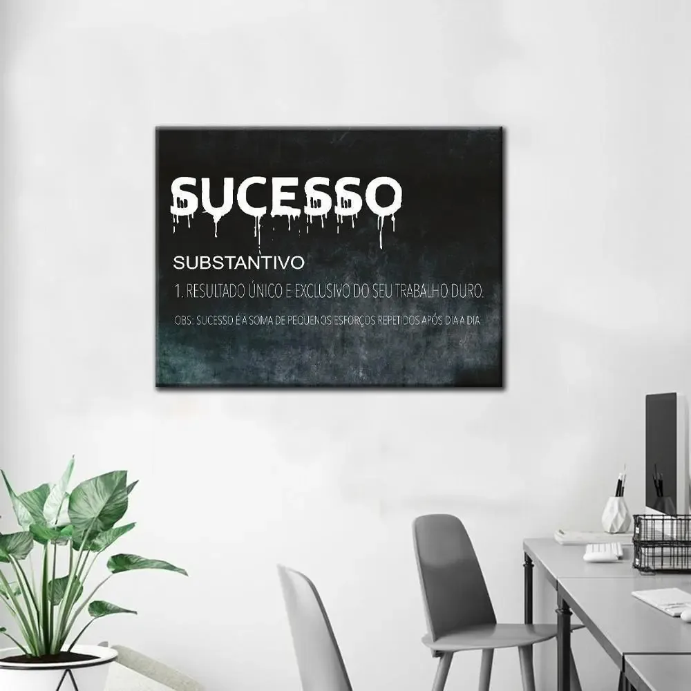 Quadro Decorativo Motivacional Sucesso