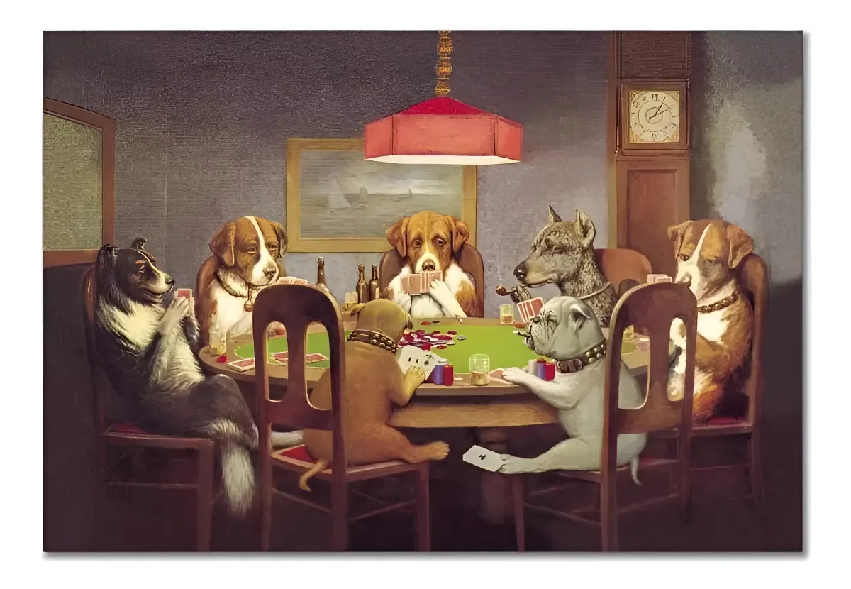 Quadros Decorativos Poker Dogs