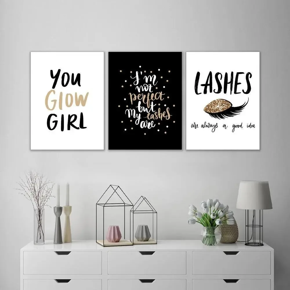 Kit Quadros Decorativos Maquiagem