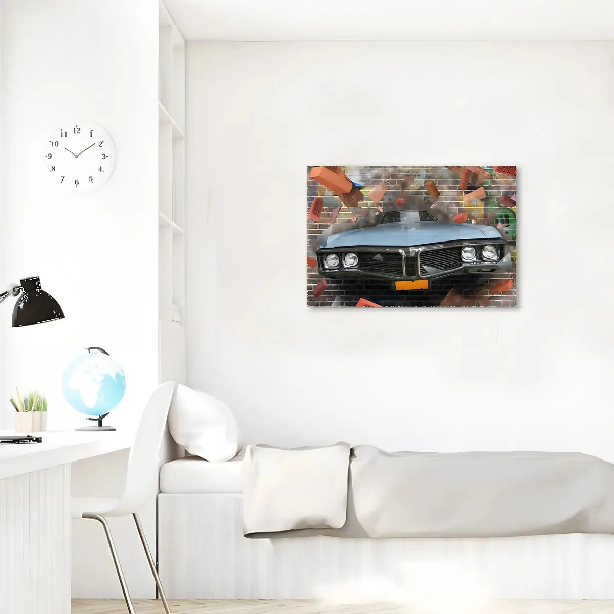 Quadro Decorativo Arte Quadro Carro Na Parede