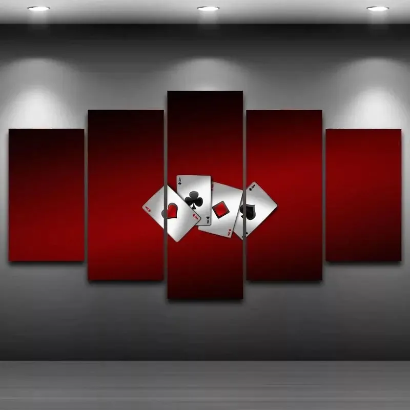 Quadro Mosaico 5 Mdf 6mm Poker 16