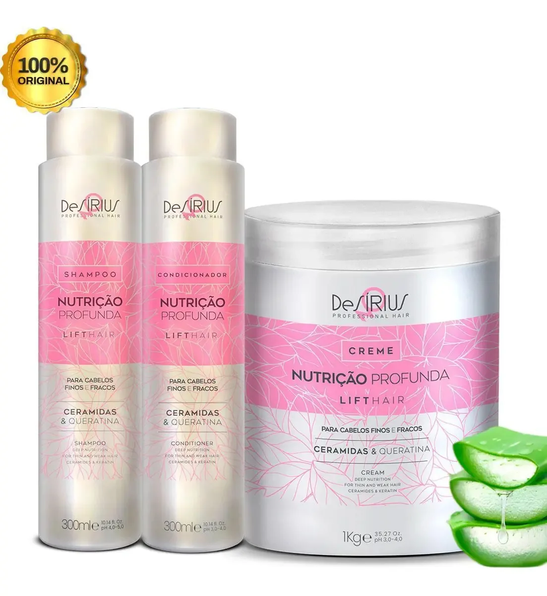Kit Nutrição Profunda Com Ceradas E Queratina