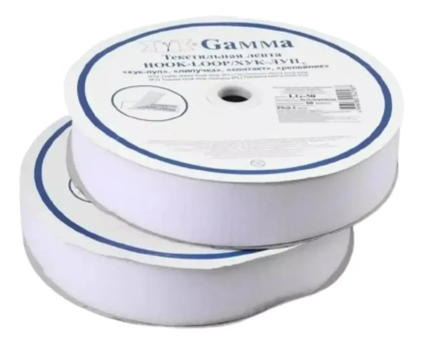 Fecho De Contato Branco 50mm Macho E Fêmea Rolo Com 25m