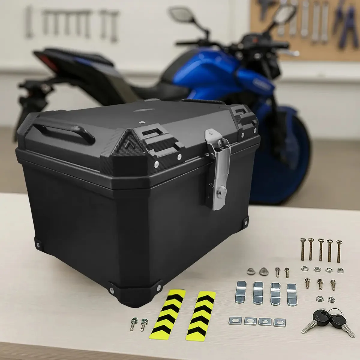 Bauleto Atrox Preto 38L Universal com Suporte Removível