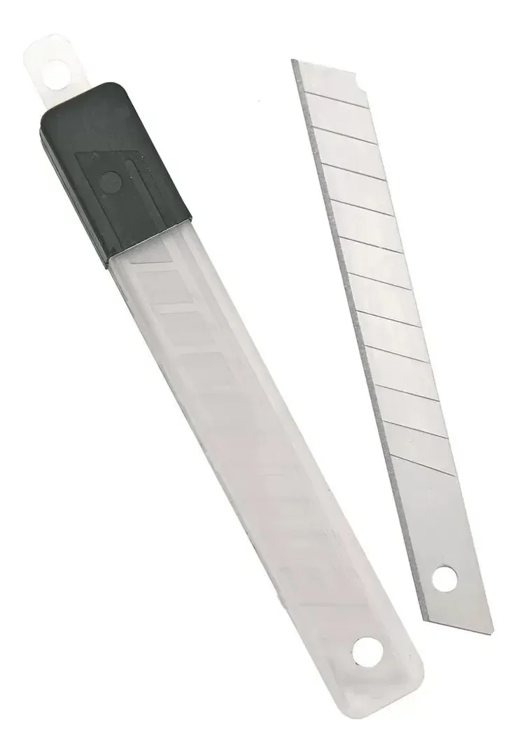 Lâminas para Estilete Elite Imports, Kit com 10 Lâminas de 11,5 mm para Papelão