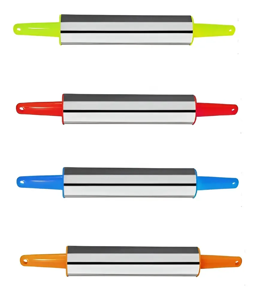 Rolo P/ Massa Inox Padaria - Esfirra - Confeitaria- Pizzaria