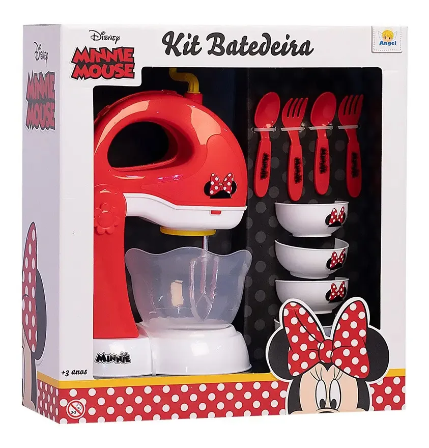 Brinquedo Batedeira Da Minnie Disney - Angel Toys 59015