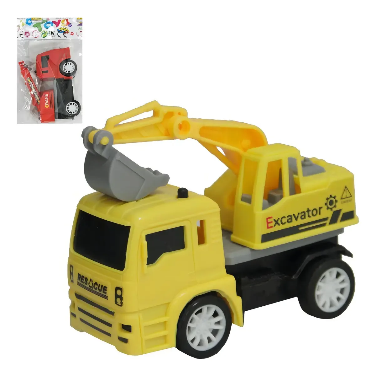 Caminhao Construcao A Friccao Pull Back
