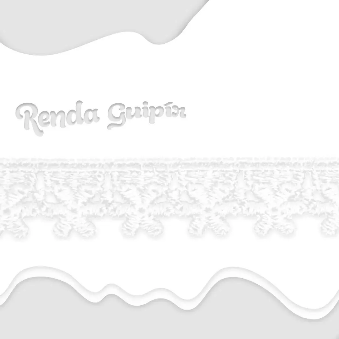 Guipir 15mmx10m Cor 101 Branco Ref.chl 652 Nybc