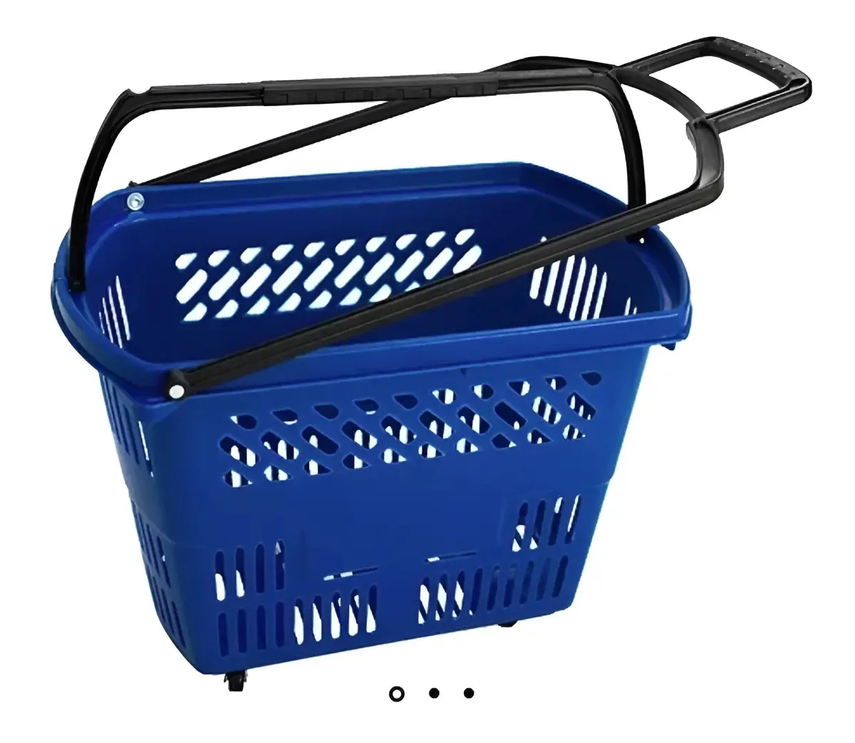 Cesta Cestinha Super Rodas Rodinhas Cor Azul Royal