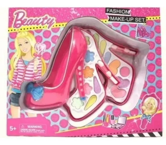 Kit Maquiagem Beauty Cute Toys Hipoalergênico 15 Compartimentos