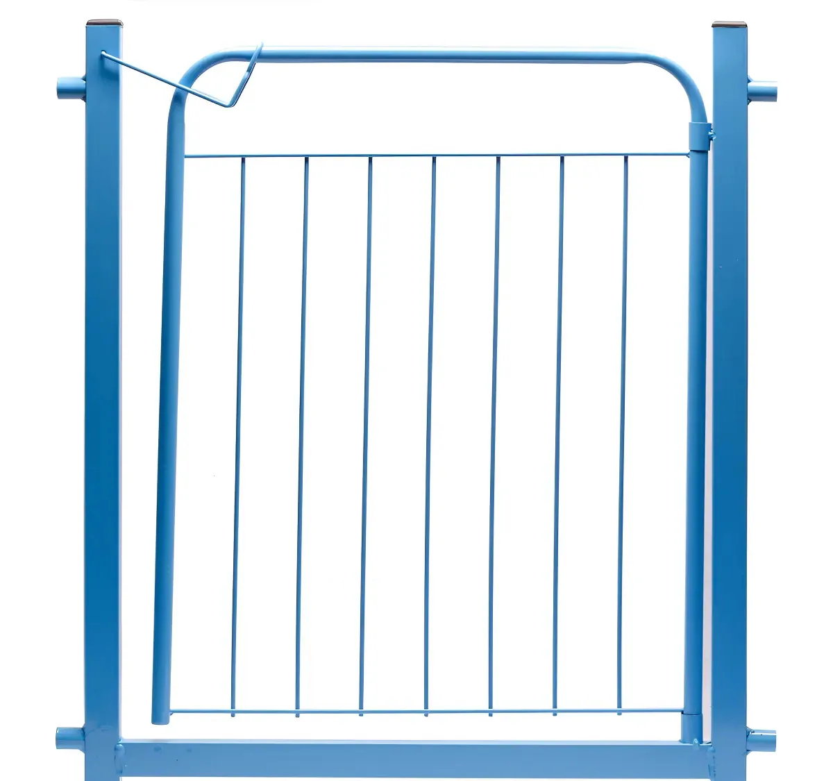 Portão Pet Aramado Azul + Prolongador 10cm - Doméstico
