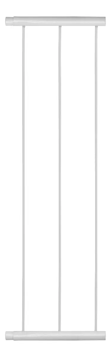 Extensor Portão Pet Açomix 15cm Aço Inoxidável Branco Expansível