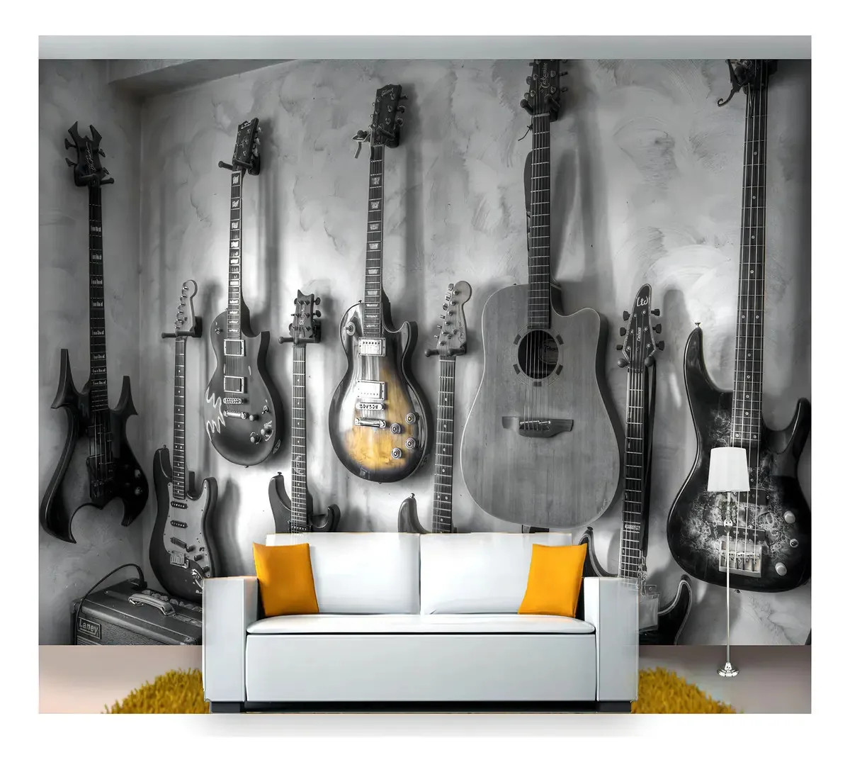 Papel De Parede Instrumentos Musicais 3d Mus23