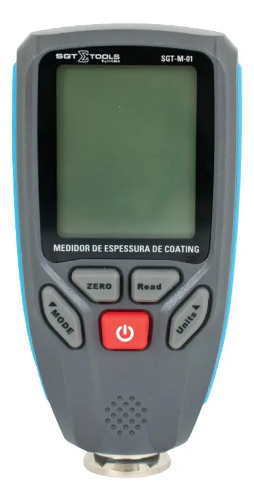 Medidor De Espessura De Revestimentos Tinta Verniz Coating Cor Cinza
