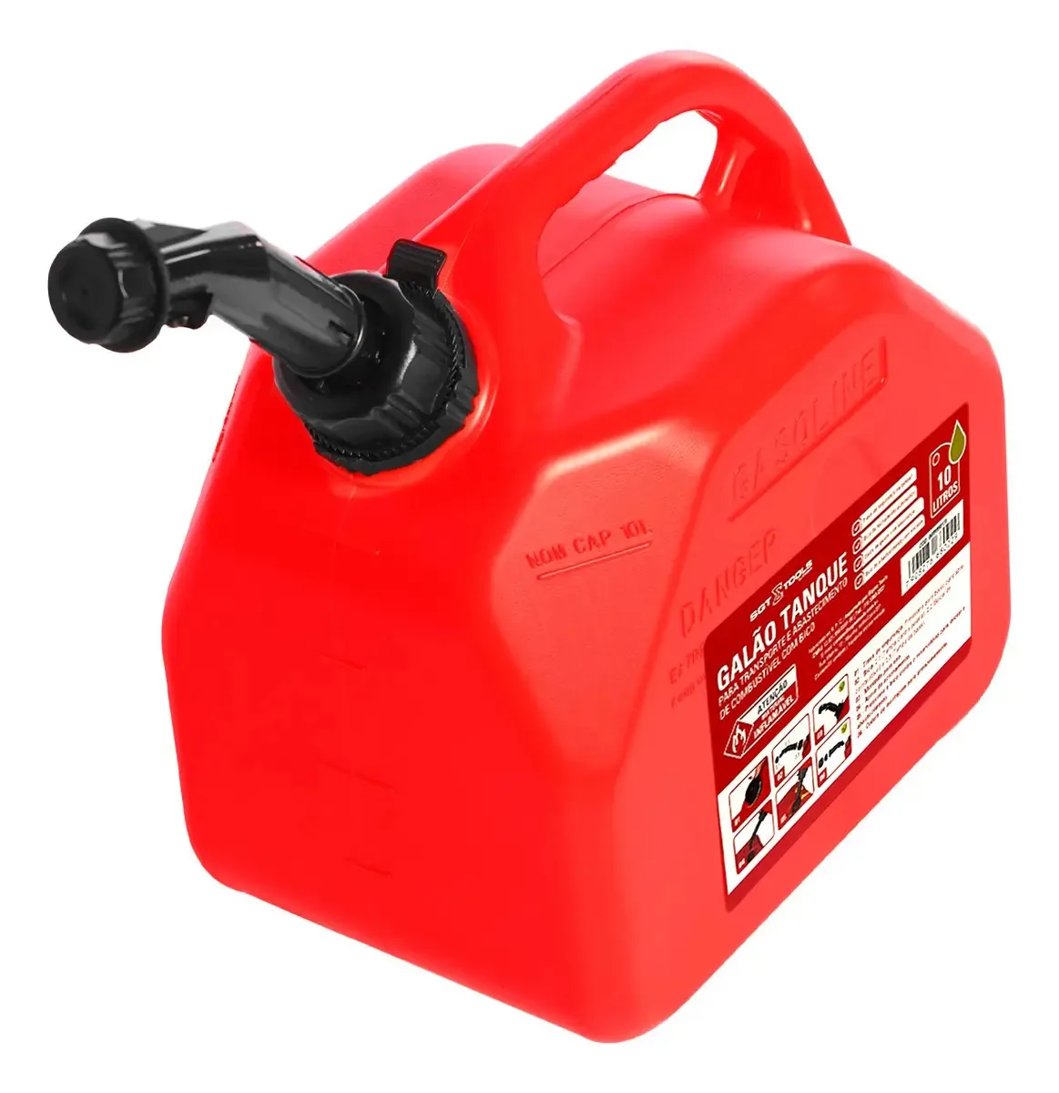 Galão Tanque 10 Litros Combustível com Bico Sigma Tools