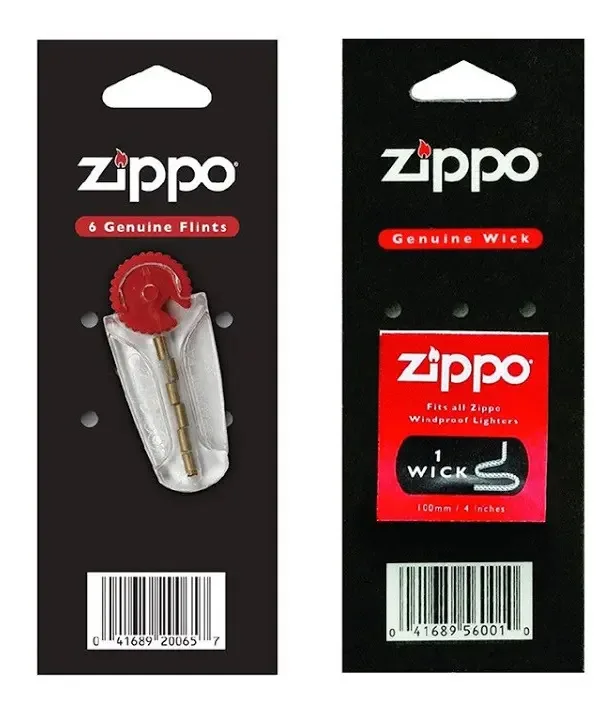 Combo Pedra Mais Pavio Para Zippo