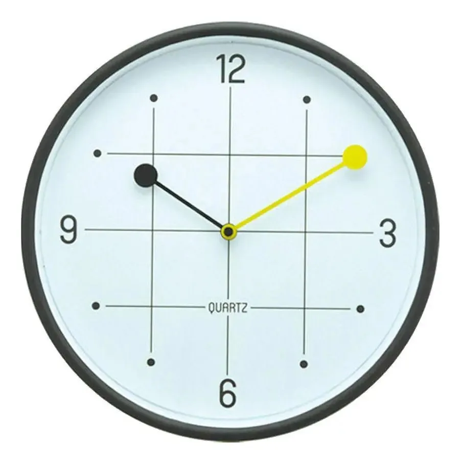 Relogioparede Grid Pto Bco 28cm Dpr01027 Mai Home