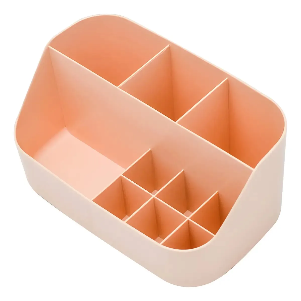 Organizador Multiuso Mesa Escritório 10 Divisórias Cor Rosa