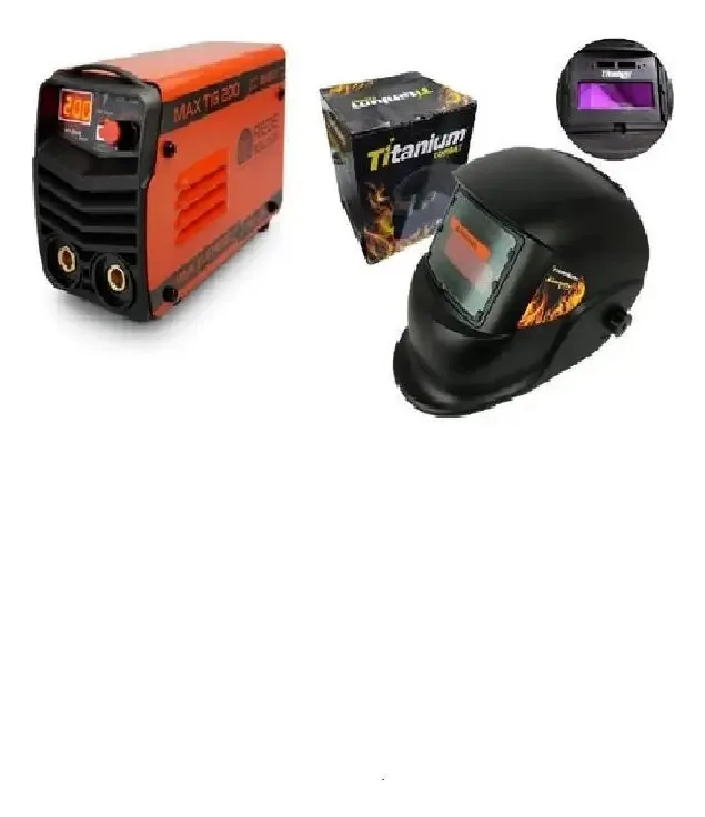 Maq De Solda Inver 200a + Mascara De Solda Titanium Kitmaxti
