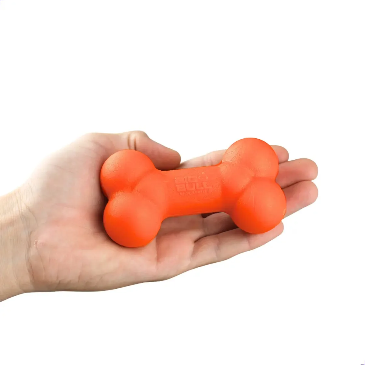 Brinquedo Pet Cachorro Osso Ossinho Anti Stress Raça Pequena Cor Laranja