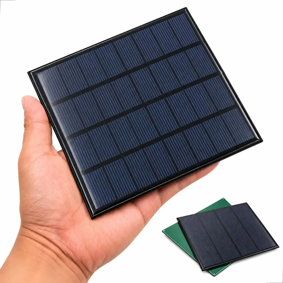 Mini Painel Placa Energia Solar Fotovoltaica 12v 3w 250ma