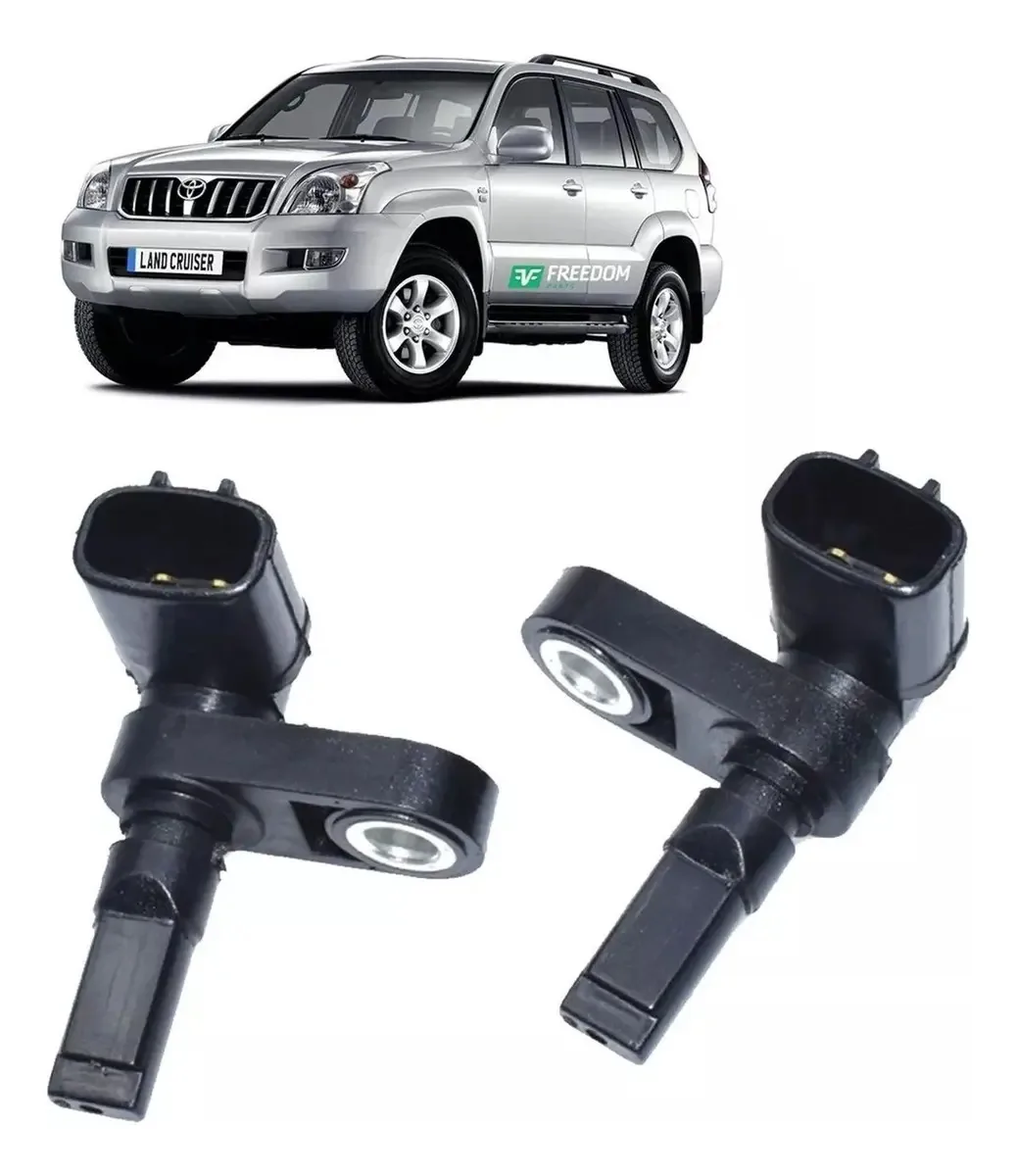 Kit 2 Sensores Abs Dianteiro Traseiro Land Cruise Prado
