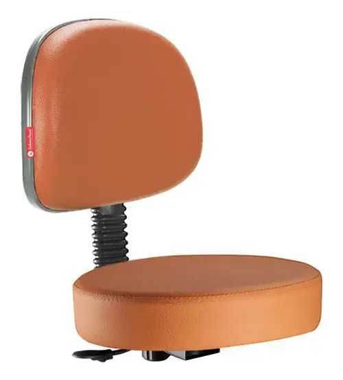 Cadeira Mocho Estética Secretária Laranja