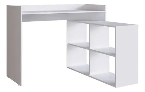 Escrivaninha Camel Branca Cor Branco