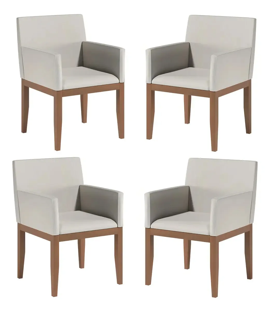 Conjunto 4 Cadeiras Eva Casa Contemporânea