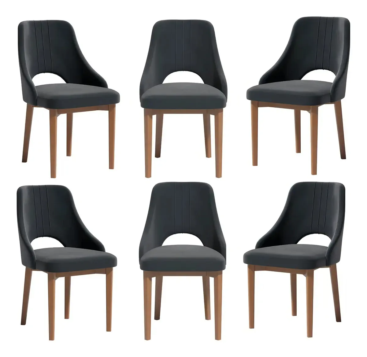 Conjunto 6 Cadeiras Melissa Casa Contemporânea