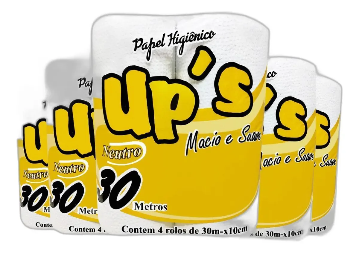 Papel higiênico ups Papel de 4 un