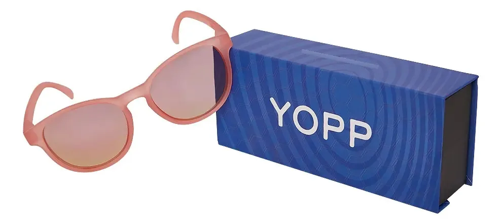 Óculos Esportivos Yopp Falastrona Polarizado c/ Proteção UV400 Rosa