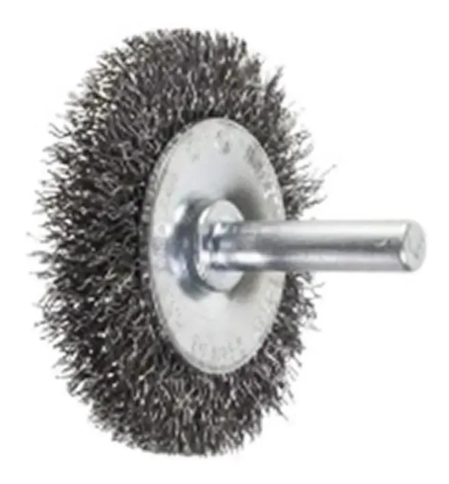 Escova Rotativa de Aço 50mm Ondulada Rayco Para Limpeza e Polimento