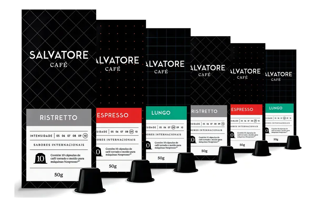 Capsula Cafe Salvatore, 60 Capsulas Nespresso Compativel