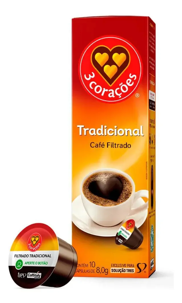 café en cápsula Tres sem glúten