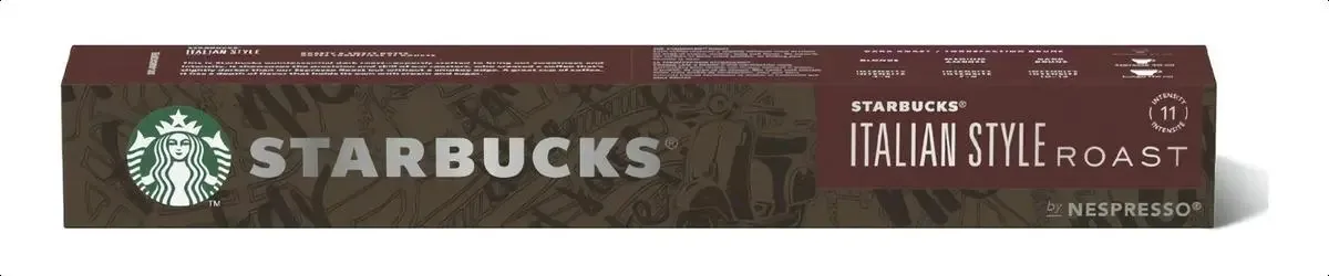 10 Cápsulas - Italian Style Roast - Starbucks Nespresso